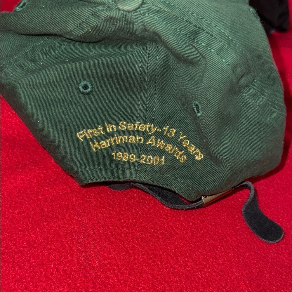 Green Embroidered Cap - Picture 3 of 6